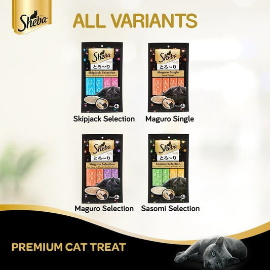 Sheba Sasami Maguro Premium Melty Creamy Treats for Cats