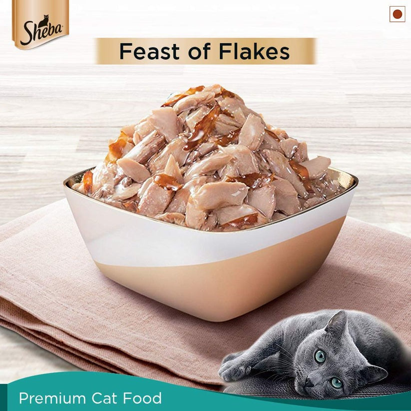 Sheba Fish with Dry Bonito Flake Premium Cat Wet Food