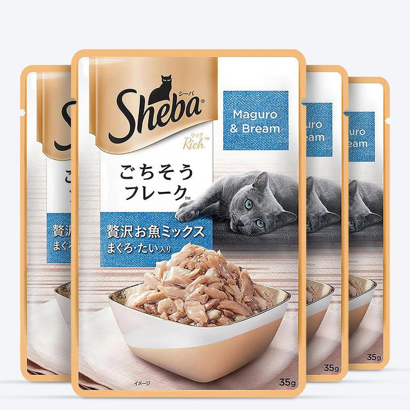 Sheba Maguro & Bream Fish Mix Premium Cat Wet Food