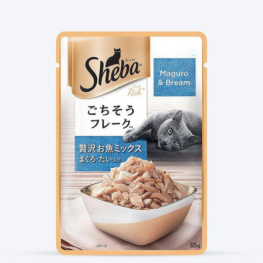 Sheba Maguro & Bream Fish Mix Premium Cat Wet Food