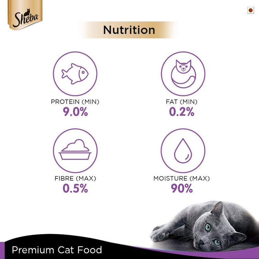 Sheba Pure Tuna Filets in Jelly Premium Cat Wet Food