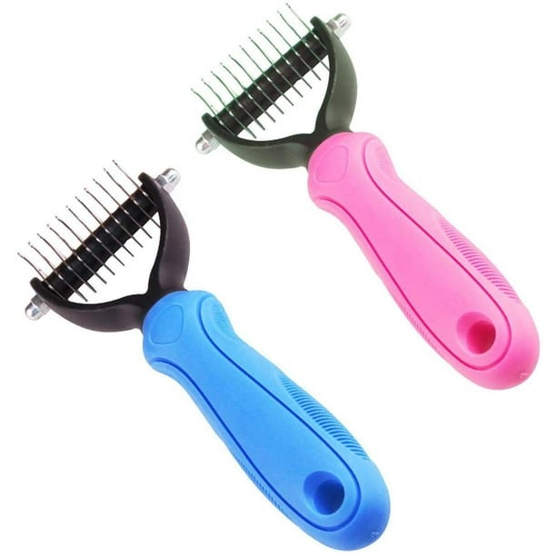 Undercoat Rake for Dogs and Cats used for Dematting, Detangling and Brushing