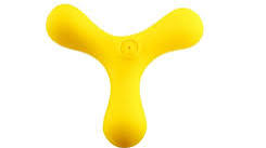 EE Toys Yellow Dart Natural Latex Toy for Dogs