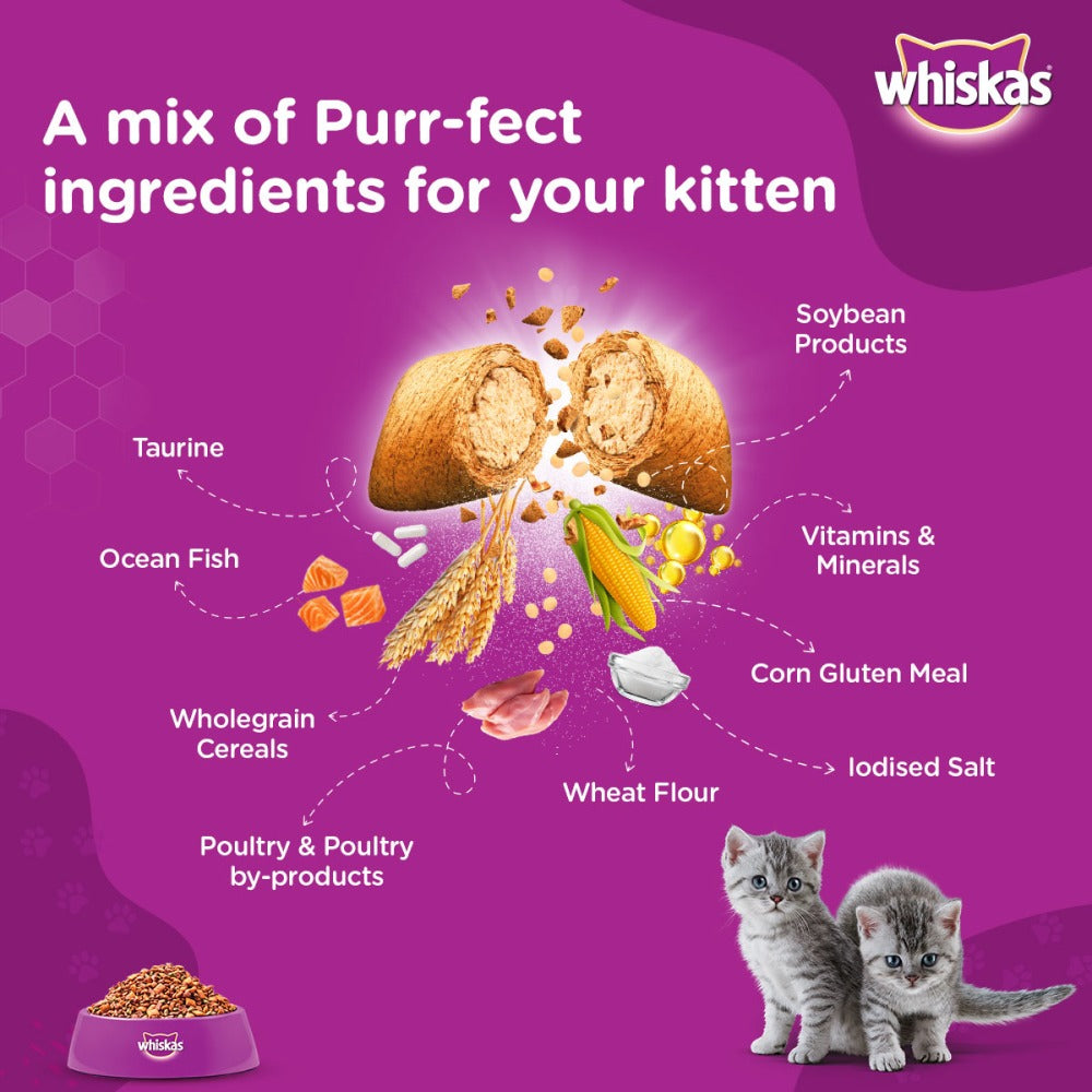 Whiskas Ocean Fish Kitten Dry Food