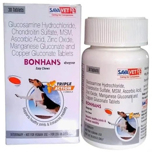 SavaVet BONHANS Joint Supplement for Dogs and Puppies