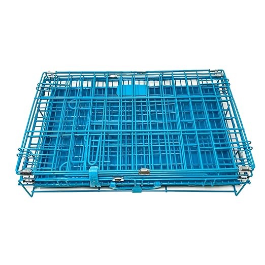 Heavy Duty Powder Coated Cage with Removable Tray for Cats and Dogs