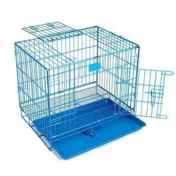 Heavy Duty Powder Coated Cage with Removable Tray for Cats and Dogs