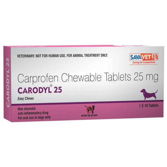 Savavet Carodyl (Carprofen) Dog 25mg Table