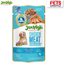 Jerhigh Puppy Chicken Meat Chunks in Gravy