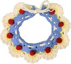 Crochet neck collar