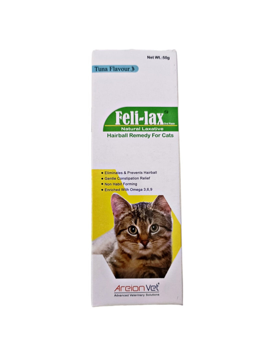 Areion Vet Feli-Lax Tuna Flavour Natural Laxative For Cat