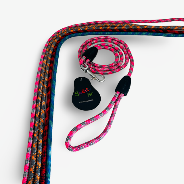 Smarty Pet  Rope Leash - Nylon MultiColour