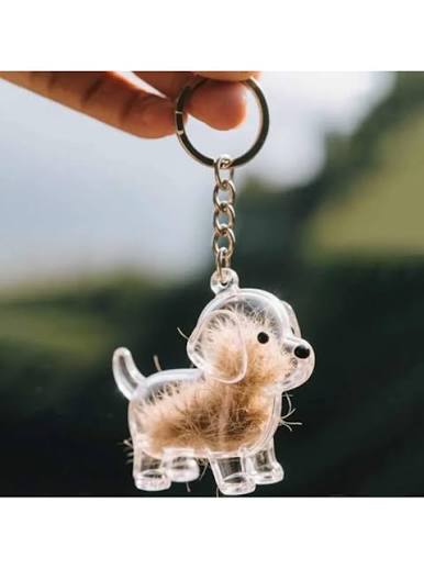Hair Collecting Key Chain