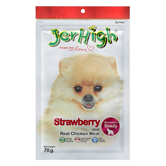 Jer High Chicken & Strawberry Flavour Stick for Dog