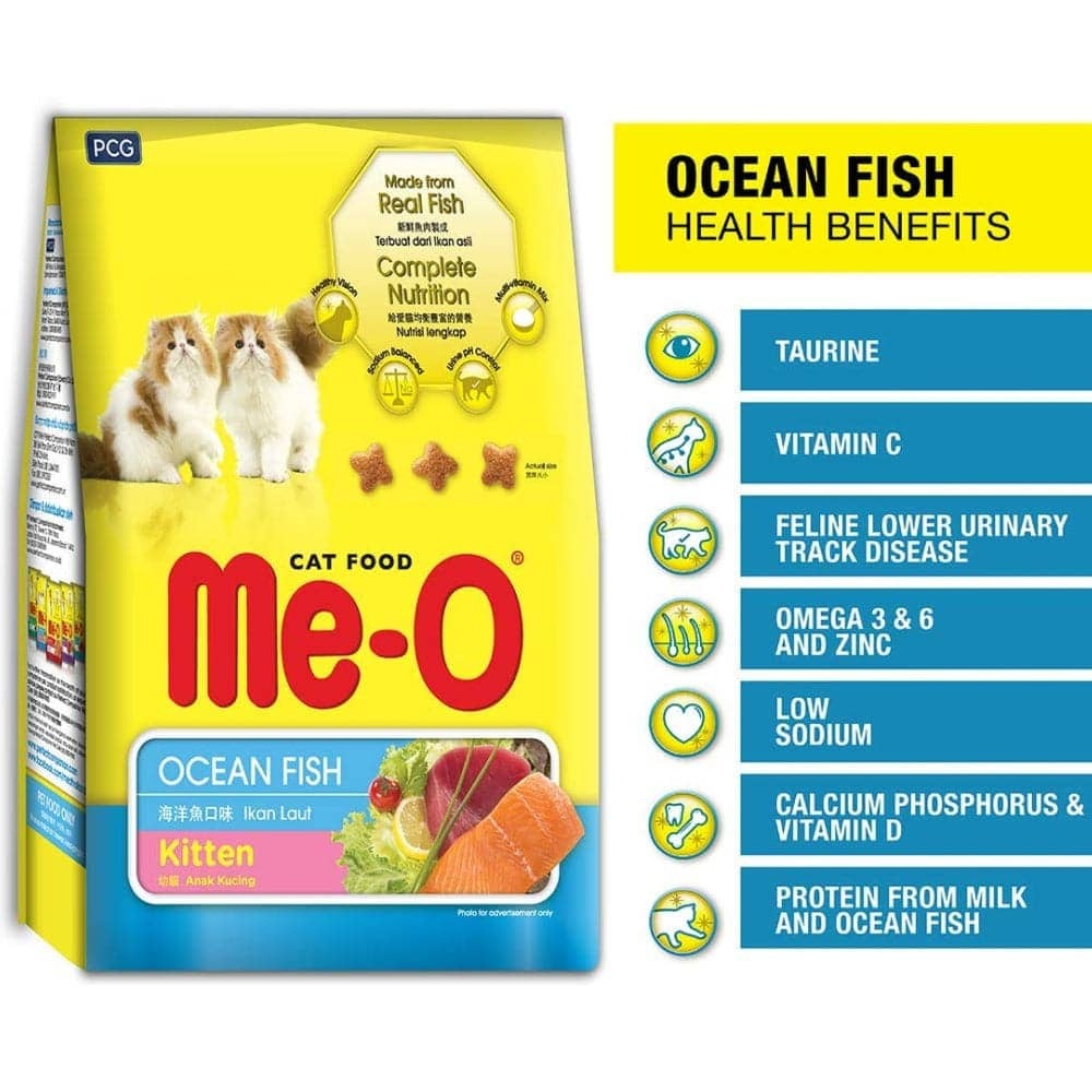 Me-O Kitten Dry Cat Food Ocean Fish