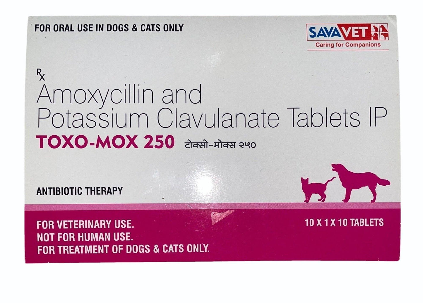 Savavet Toxo Mox (Amoxycillin) Tablets for Dogs & Cats