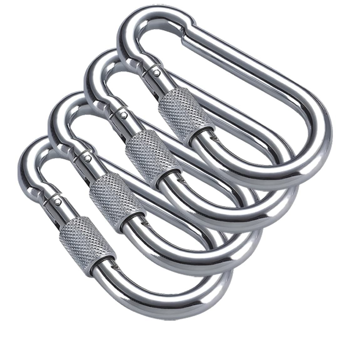 Snap Hook, Multipurpose Safety Carabiner Hook for Dogs (Screw) 10 mm