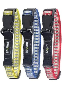 Nunbell Bone Printed Reflective Collar