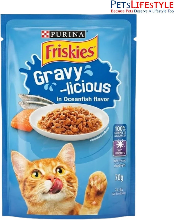 Purina Friskies Adult Cat Gravy Ocean Fish Flavour