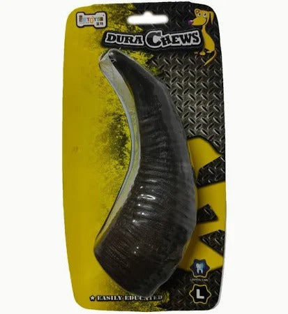 EE Toys Cow Horn Chew Toy for Dogs