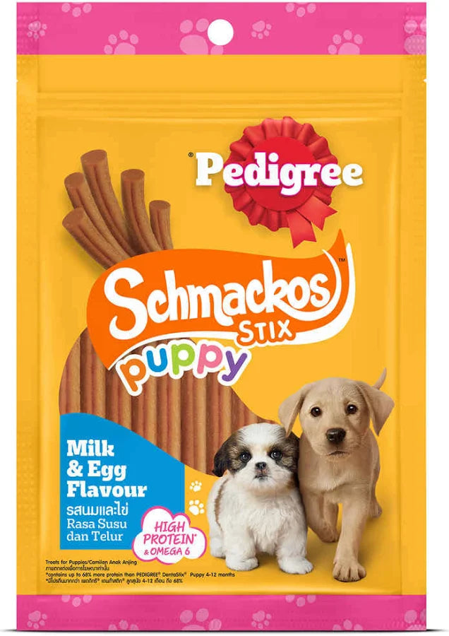 Pedigree Puppy Schmackos Stix Milk&Egg
