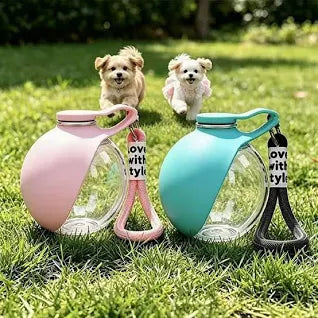 Portable Dog Foldable Silicone Water Bottle