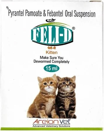 Areion Vet Feli -D Oral Suspension Deworming