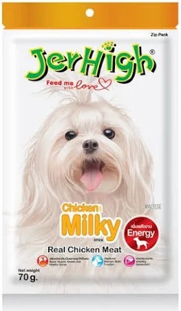 Jerhigh Chicken with Milky Stick Dog Treats
