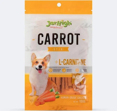 Jerhigh Carrot Stix with L Carnitine Dog Treats
