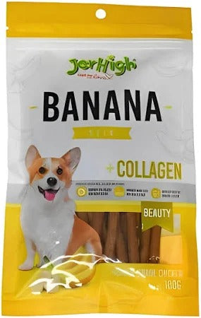 Jerhigh Banana Stix with Collagen Dog Treats