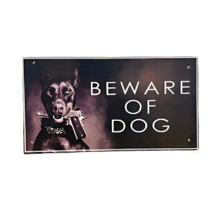 Beware of Dog Sign Board (Printed)